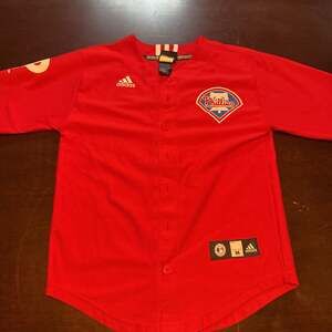 Philadelphia Phillies Adidas Baseball Jersey Red Youth X